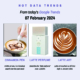 Cinnamon pen - A latte art pen, is a breakout search over the past week Latte perfume - Searches for “latte perfume” rose +2,500% Latte art - Latte art reached an all time high in January 2024