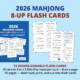 2026 MahJong 8-UP FLASH CARDS